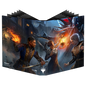 A black Commander Legends: Battle for Baldur's Gate Party Battle 9-Pocket PRO-BINDER® for Magic: The Gathering. Brand: Ultra PRO, Item: Commander Legends: Battle for Baldur's Gate Party Battle 9-Pocket PRO-BINDER®.