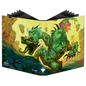 A green and yellow Double Masters Mimeoplasm 9-Pocket PRO-BINDER for Magic: The Gathering. Brand: Ultra PRO, Item: Double Masters Mimeoplasm 9-Pocket PRO-BINDER.