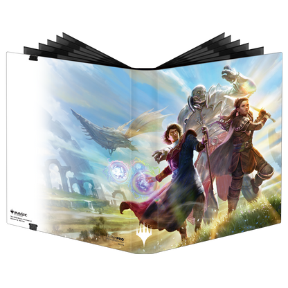 A Dominaria United Karn and Weatherlight 9-Pocket PRO-BINDER® for Magic: The Gathering. Brand: Ultra PRO, Item: Dominaria United Karn and Weatherlight 9-Pocket PRO-BINDER®.