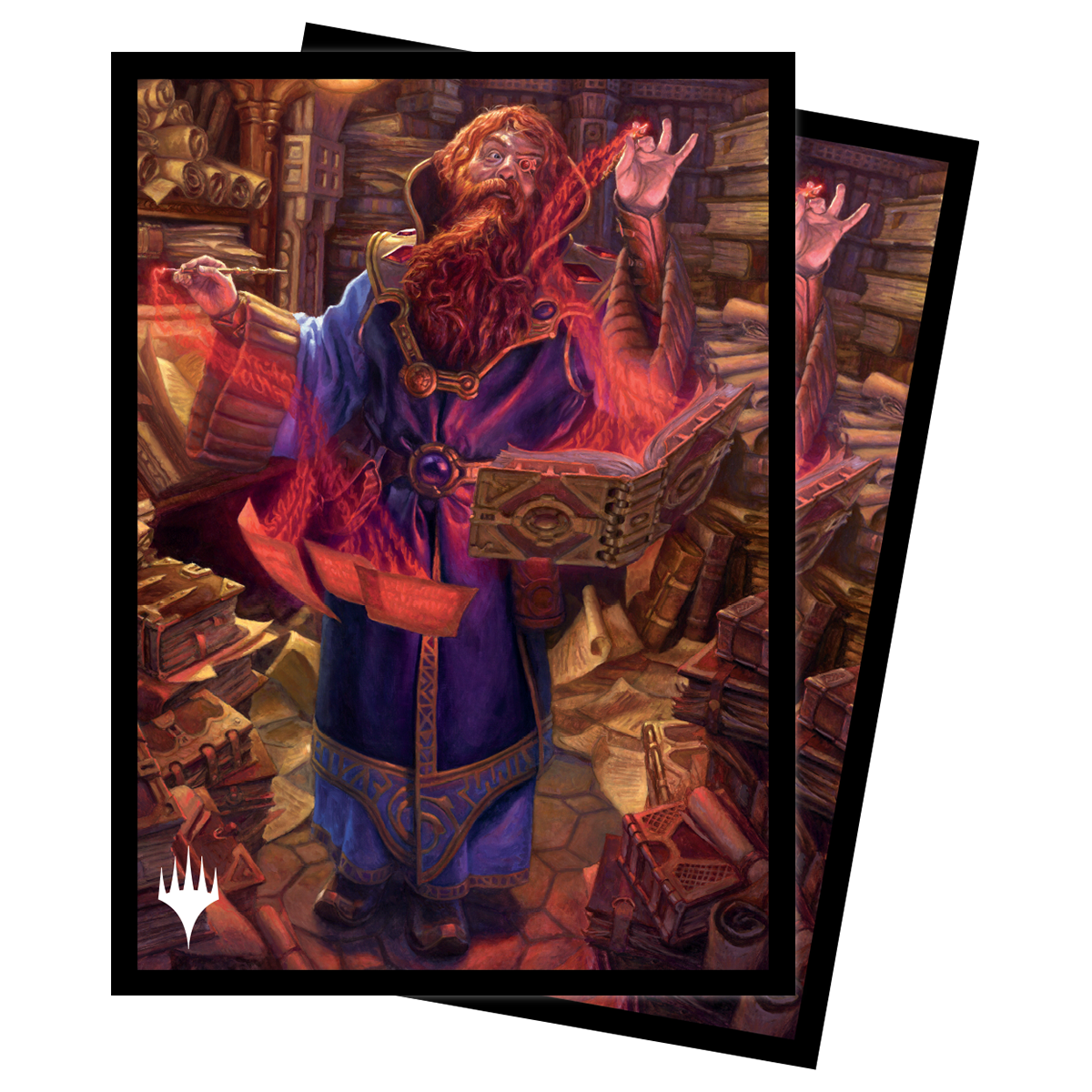 A blue and purple Magic: The Gathering Commander Masters Anikthea, Commodore Guff Standard DECK PROTECTOR® Sleeves (100ct). Brand: Ultra PRO, Item: Commander Masters Anikthea, Commodore Guff Standard DECK PROTECTOR® Sleeves (100ct).