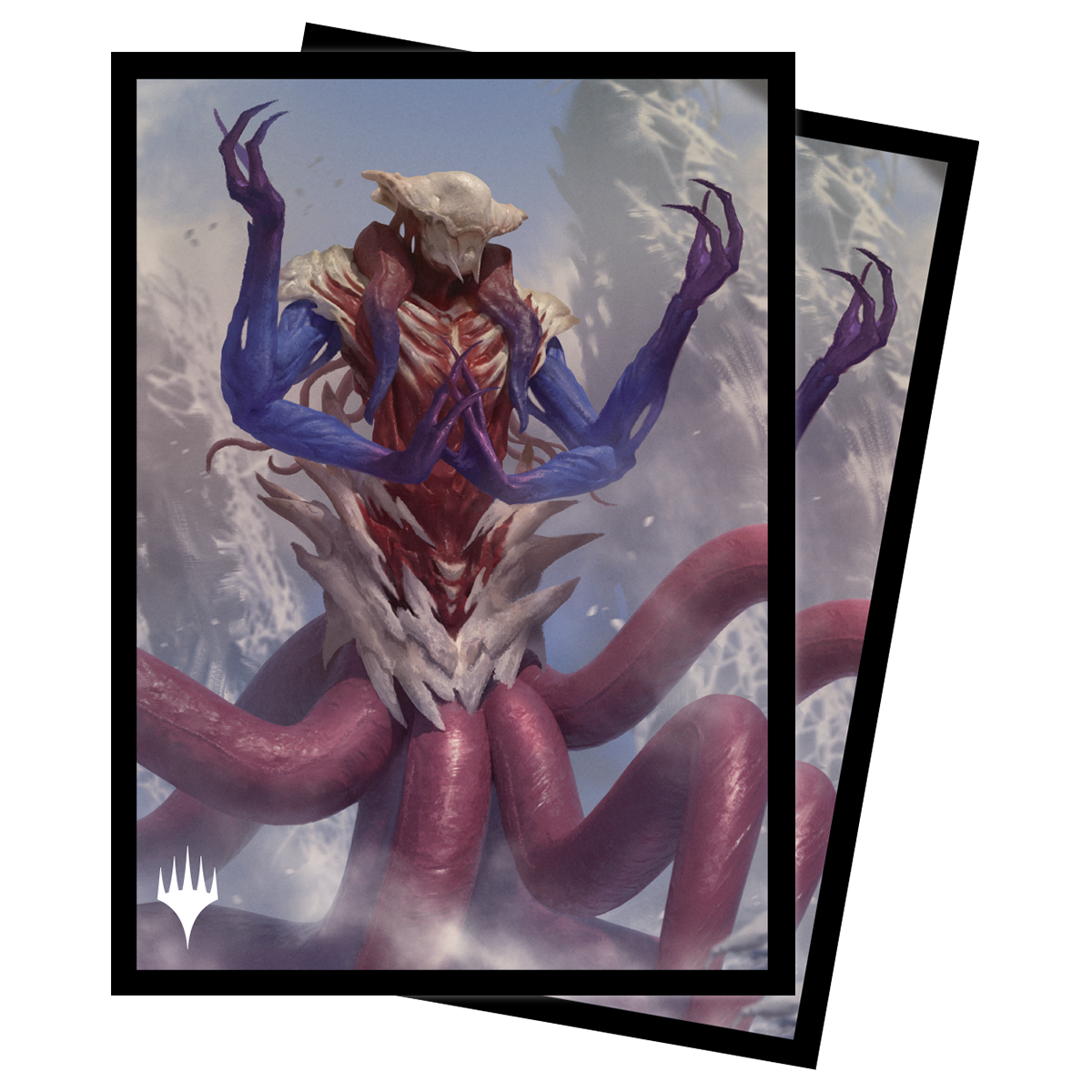 A black bordered Commander Masters Zhulodok, Void Gorger Standard DECK PROTECTOR® Sleeves (100ct) for Magic: The Gathering. Brand: Ultra PRO, Item: Commander Masters Zhulodok, Void Gorger Standard DECK PROTECTOR® Sleeves (100ct).