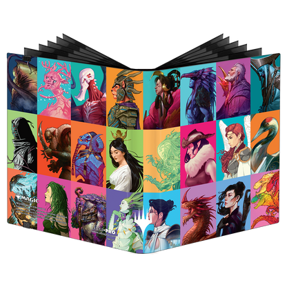 A Commander Masters Pop Collage 4-Pocket PRO-BINDER® for Magic: The Gathering by Ultra PRO.