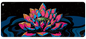 A vibrant, geometric Jeweled Lotus playmat for Magic: The Gathering. Brand: Ultra PRO, Item: Commander Masters Jeweled Lotus 6ft Table Playmat.