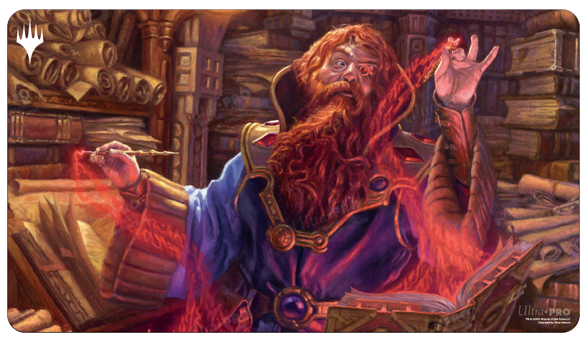 A Magic: The Gathering Commander Masters Commodore Guff Standard Gaming Playmat by Ultra PRO.