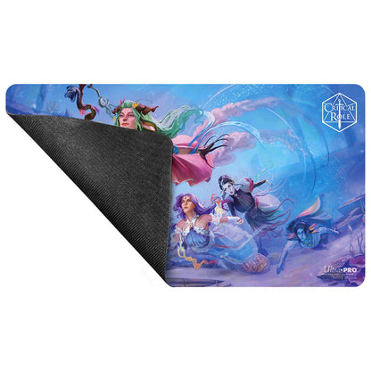 A blue Critical Role: Bells Hells Maelstrom Kingdom Echoes of Exandria Playmat. Brand: Ultra Pro, Item: Critical Role: Bells Hells – Maelstrom Kingdom | Echoes of Exandria Playmat for Tabletop Gaming