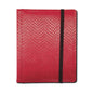 A Red Dragon Hide 4-Pocket Binder. Brand: Legion Supplies, Item: 4 Pocket Dragon Hide Red Binder.