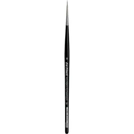 A da Vinci Kolinsky Series 36 Red Sable Watercolor Brush - Size 0