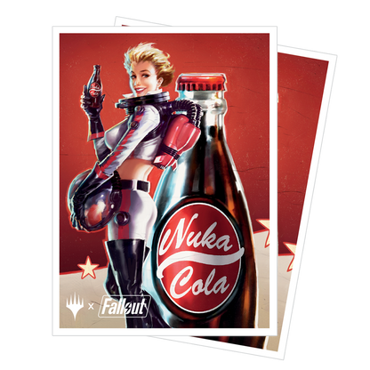 A Fallout Nuka-Cola Pinup 105ct APEX DECK PROTECTOR Sleeves for Magic: The Gathering. Brand: Ultra PRO, Item: Fallout Nuka-Cola Pinup 105ct APEX DECK PROTECTOR Sleeves for Magic: The Gathering