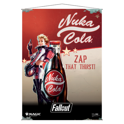 A Fallout Nuka-Cola Pinup Wall Scroll. Brand: Ultra PRO, Item: Fallout Nuka-Cola Pinup Wall Scroll for Magic: The Gathering