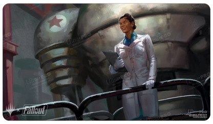 A Fallout Dr. Madison Li Standard Gaming Playmat. Brand: Ultra PRO, Item: Fallout® Dr. Madison Li Standard Gaming Playmat for Magic: The Gathering