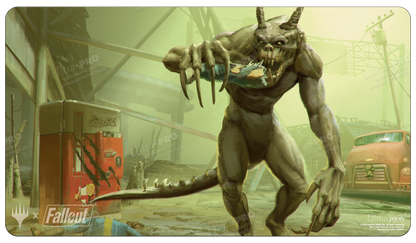A Fallout Tarmogoyf Standard Gaming Playmat. Brand: Ultra PRO, Item: Fallout Tarmogoyf Standard Gaming Playmat for Magic: The Gathering