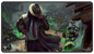 A Fallout Mysterious Stranger Black Stitched Standard Gaming Playmat. Brand: Ultra PRO, Item: Fallout Mysterious Stranger Playmat.