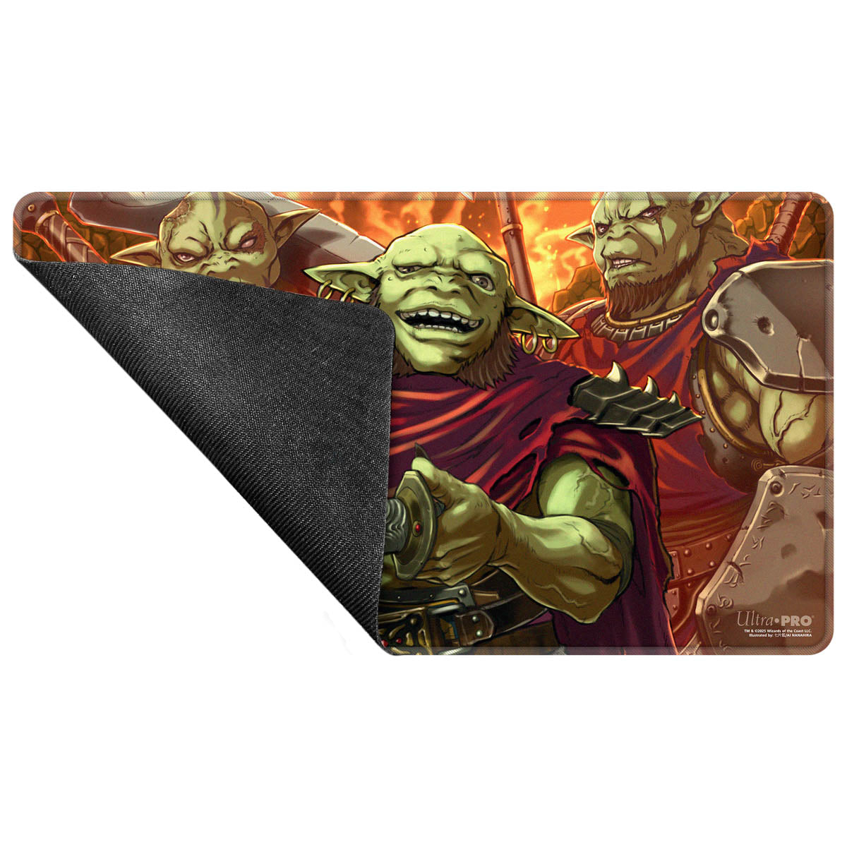 A Krenko Stitched Playmat for Magic: The Gathering. Brand: Ultra-Pro, Item: Commander Series #6 Krenko Stitched Playmat.