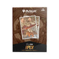 A brown Magic: The Gathering Bloomburrow Mabel, Heir to Cragflame 105ct APEX DECK PROTECTOR® Sleeves. Brand: Ultra PRO, Item: Bloomburrow Mabel, Heir to Cragflame 105ct APEX DECK PROTECTOR® Sleeves for Magic: The Gathering