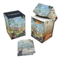A colorful deck box and card sleeves featuring artwork from Magic: The Gathering's Bloomburrow set. Brand: Ultra PRO, Item: Bloomburrow Season Lands: Plains (Summer) 100+ DECK BOX® White.