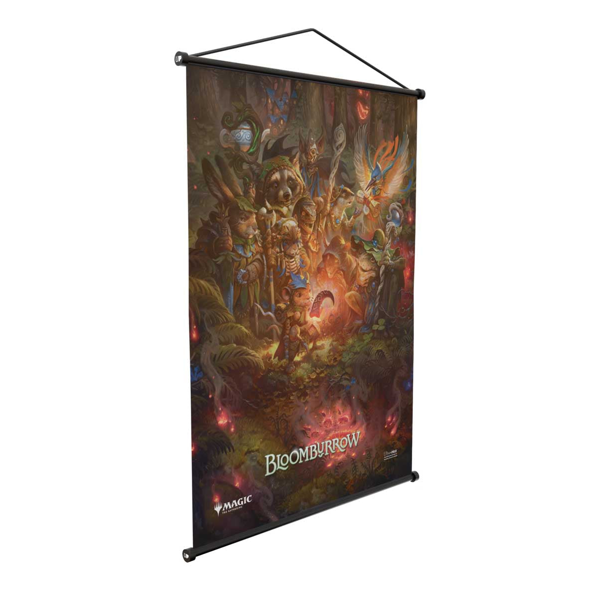 A colorful Bloomburrow Wall Scroll for Magic: The Gathering. Brand: Ultra PRO, Item: Bloomburrow Wall Scroll.