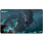A blue and green Commander Series #3: Enemy - Aesi Stitched Edge Standard Gaming Playmat for Magic: The Gathering. Brand: Ultra PRO, Item: Commander Series #3: Enemy - Aesi Stitched Edge Standard Gaming Playmat.