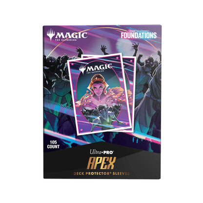 A Magic: The Gathering Foundations Liliana 105ct APEX Deck Protector Sleeves. Brand: Ultra Pro, Item: Foundations Liliana 105ct APEX DECK PROTECTOR® Sleeves for Magic: The Gathering