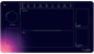 A dark blue and purple gradient playmat for Magic: The Gathering. Brand: Ultra PRO, Item: Foundations Learn To Play 1-Player Playmat