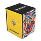 A yellow and black Aetherdrift Chandra, Spark Hunter ALCOVE Flip Deck Box for Magic: The Gathering. Brand: Ultra PRO, Item: Aetherdrift Chandra, Spark Hunter ALCOVE Flip Deck Box.