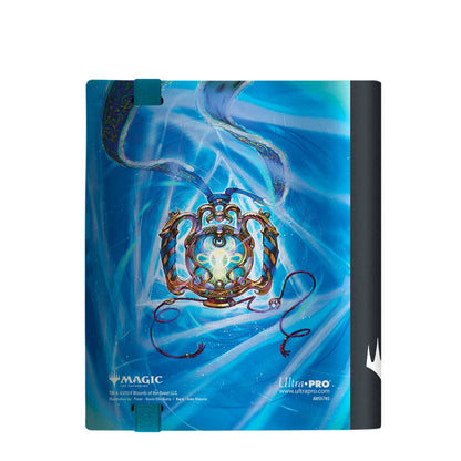 A blue Aetherdrift Chandra 4-Pocket PRO-BINDER for Magic: The Gathering. Brand: Ultra PRO, Item: Aetherdrift Chandra 4-Pocket PRO-BINDER