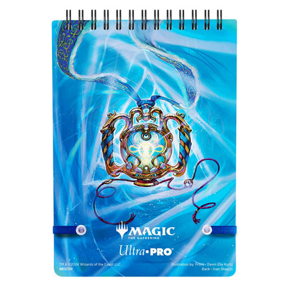 A blue Aetherdrift Chandra Spiral Life Pad for Magic: The Gathering. Brand: Ultra-Pro, Item: Aetherdrift Chandra Spiral Life Pad.
