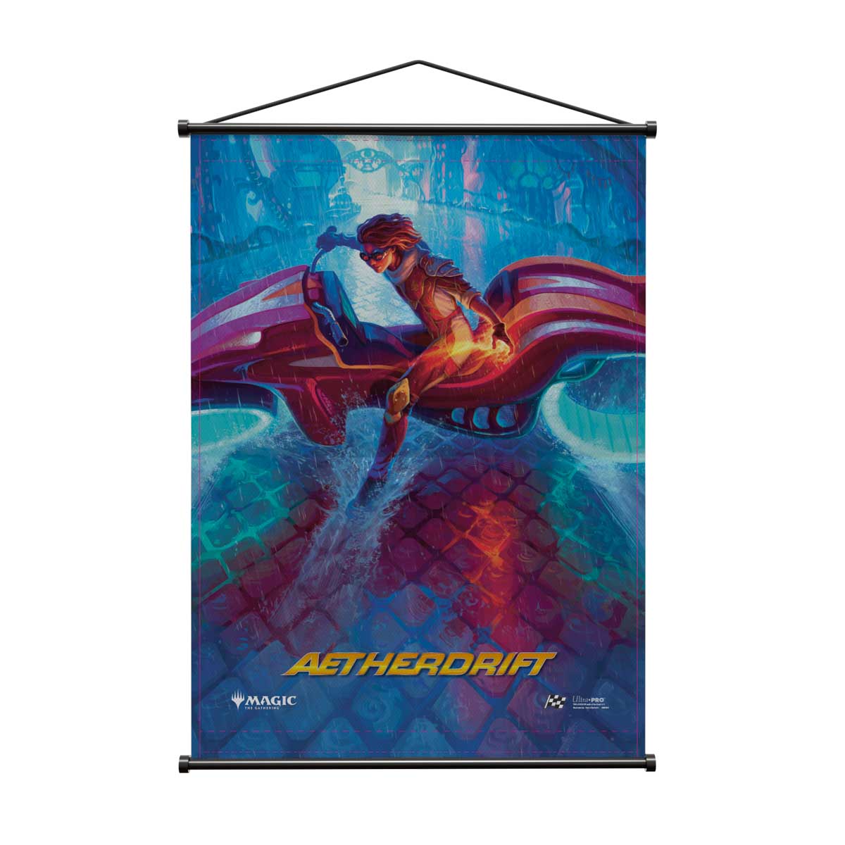 A Magic: The Gathering Aetherdrift Chandra Wall Scroll. Brand: Ultra-Pro, Item: Aetherdrift Chandra Wall Scroll