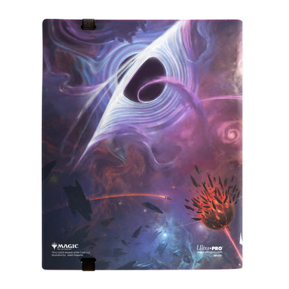 A purple and pink Edge of Eternities Solar System 9-Pocket PRO-BINDER for Magic: The Gathering. Brand: Ultra PRO, Item: Edge of Eternities Solar System 9-Pocket PRO-BINDER