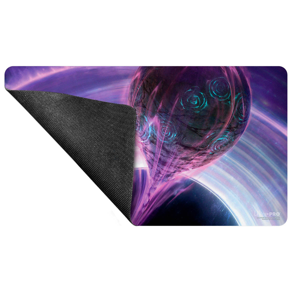 A purple and black Edge of Eternities Susur Secundi, Void Altar Playmat. Brand: Ultra PRO, Item: Magic: The Gathering Playmat.