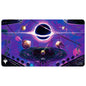A purple and blue cosmic playmat featuring a black hole, planets, and celestial bodies. Brand: Ultra PRO, Item: Edge of Eternities Sothera, the Supervoid Playmat for Magic: The Gathering