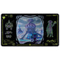 A black Ultra PRO Playmat featuring the Edge of Eternities Uthros, Titanic Godcore HOLOFOIL® art for Magic: The Gathering.