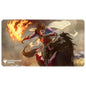 A fantasy art playmat featuring Syr Gwyn, Hero of Ashvale from Magic: The Gathering. Brand: Ultra PRO, Item: Commander Series #8 Syr Gwyn, Hero of Ashvale Stitched Playmat.
