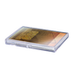 A clear hinged 15 card storage case for collectible cards. Brand: Ultra PRO, Item: Hinged 15 Card Storage Case.
