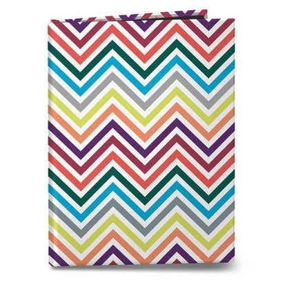 A Chevron Rainbow Mini Photo Album for 4" x 6" Prints.