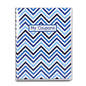 A blue chevron 9-pocket coupon organizer portfolio. Brand: Ultra PRO, Item: 9-Pocket Chevron Blue Coupon Organizer Portfolio.