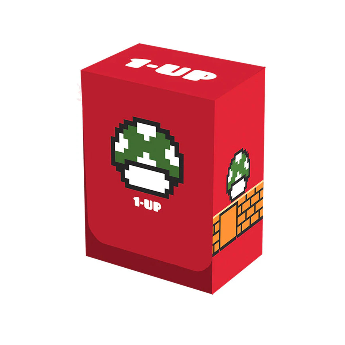 A red 1 Up Card Box by Legion Supplies.