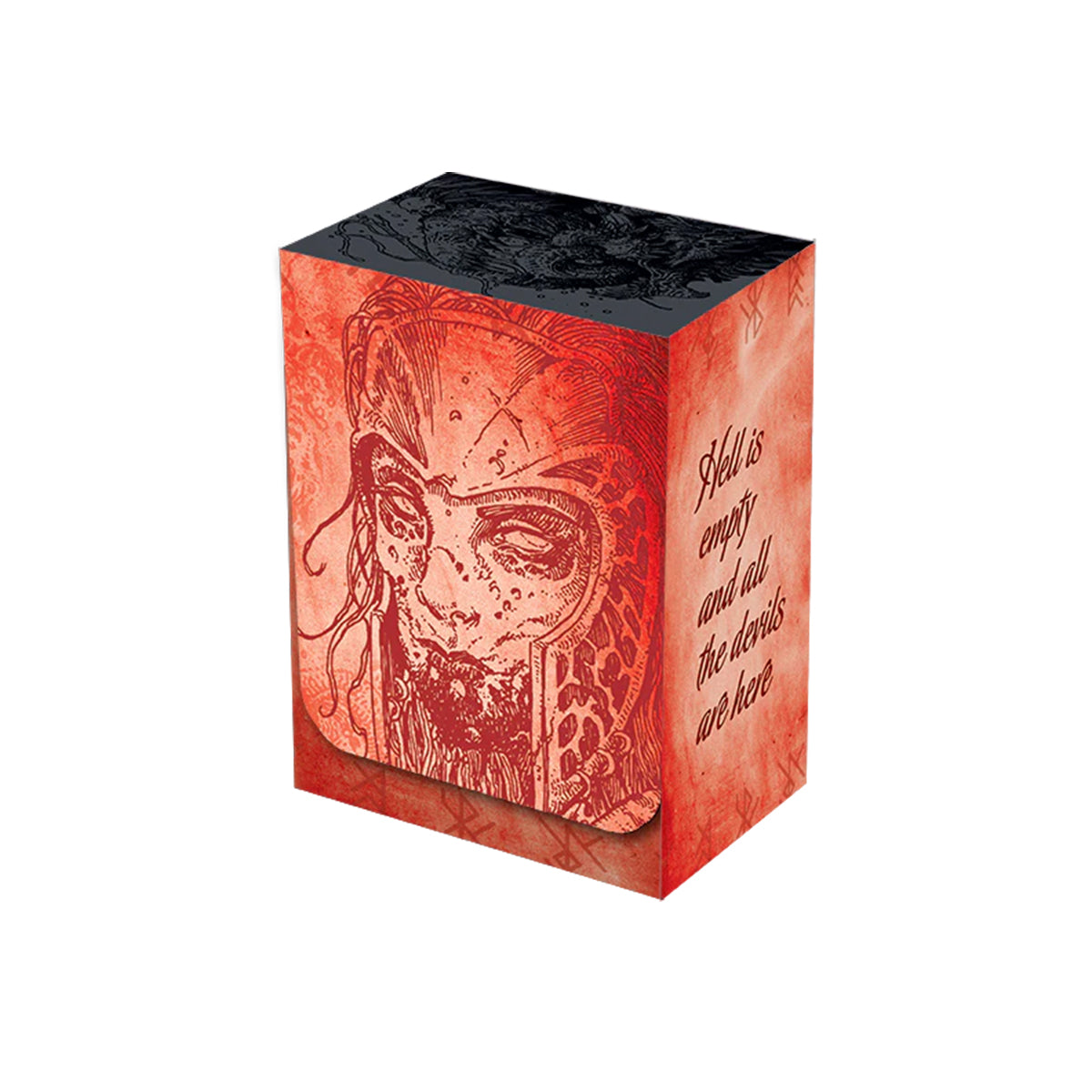 A red Hell Is Empty Card Box from Legion Supplies.