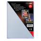 A clear 5" x 7" Toploader. Brand: Ultra PRO, Item: 5" x 7" Toploader Sleeves (25ct)