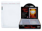 A clear flexible comic page protector. Brand: Ultra PRO, Item: Flexible Current and Silver Age Size Comic Pages (100ct).