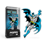 A classic Batman FiGPiN collectible in its display case. Brand: FiGPiN, Item: Batman
