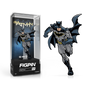 A gray and blue Batman FiGPiN collectible in its display case. Brand: FiGPiN, Item: Batman 2