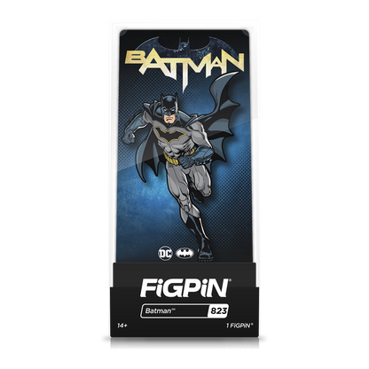 A Batman FiGPiN collectible. Item: Batman 2.