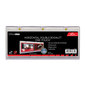 A clear Ultra PRO Horizontal Double Booklet ONE-TOUCH Card Holder with UV Protection. Holds 187mm Double Booklet Cards.