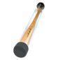 A clear plastic baseball bat tube with a gray Ultra PRO cap, featuring a wooden baseball bat with a signature inside. Brand: Ultra PRO, Item: Baseball Bat Tube.