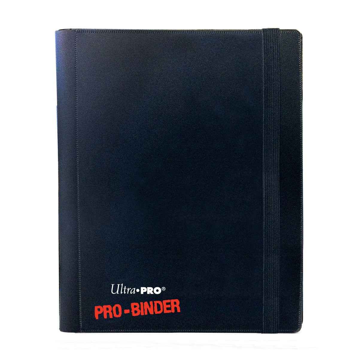 A Black 4-Pocket PRO-BINDER. Brand: Ultra PRO, Item: 4-Pocket Black PRO-BINDER®