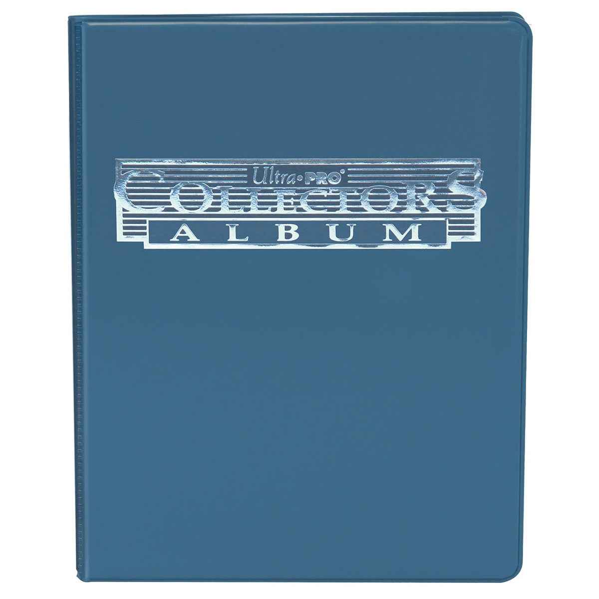 A Blue 4-Pocket Collectors Portfolio. Brand: Ultra PRO, Item: 4-Pocket Collectors Portfolio.