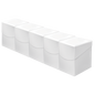 A white Ultra PRO ECLIPSE PRO 100+ DECK BOX 5 Set Bundle.