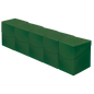 A Forest Green 5-pack of Eclipse Pro 100+ Deck Boxes. Brand: Ultra PRO, Item: ECLIPSE® PRO 100+ DECK BOX® 5 Set Bundle - Forest Green.