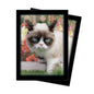 A Grumpy Cat Flowers Standard DECK PROTECTOR® Sleeves (50ct) from Ultra PRO.