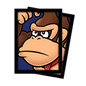 A Donkey Kong Standard DECK PROTECTOR® Sleeves (65ct) featuring the iconic ape. Brand: Ultra PRO, Item: Donkey Kong Standard DECK PROTECTOR® Sleeves (65ct) for Super Mario